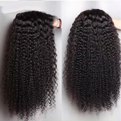 Kinky Curly Glueless Full Hd Lace Wigs Human Hair Wigs for Full Coverage Density 180%