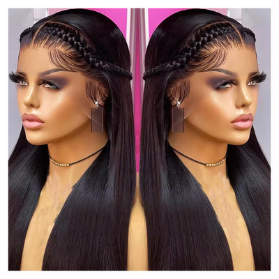 250g-450g Original Brazilian Bone Straight 360 Human Hair Wigs For Black Women