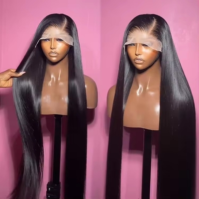 250g-450g Original Brazilian Bone Straight 360 Human Hair Wigs For Black Women